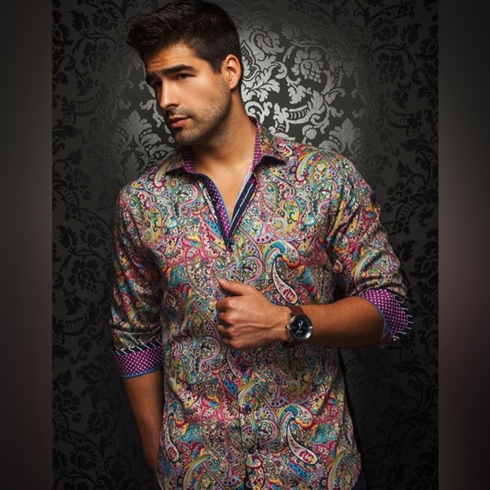 AU NOIR SHIRTS ST LUCIA RASPBERRY MULTI